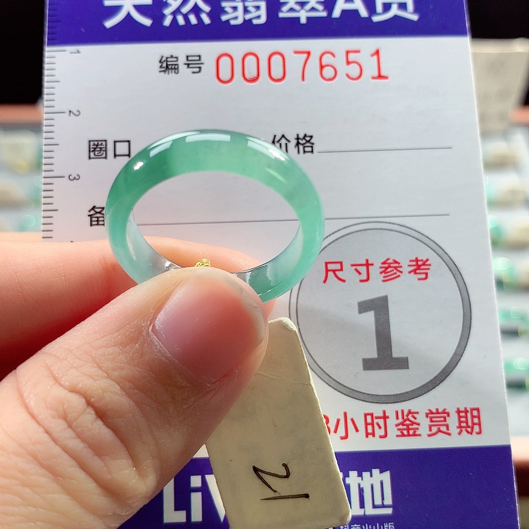 翡翠戒指未镶嵌21号