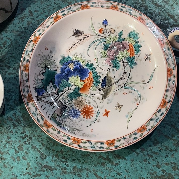 摆件陶7.5寸红稀土和风花鸟壶承