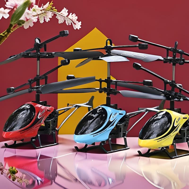 智能遥控感应飞机玩具室内室外直升机可充电耐摔礼物