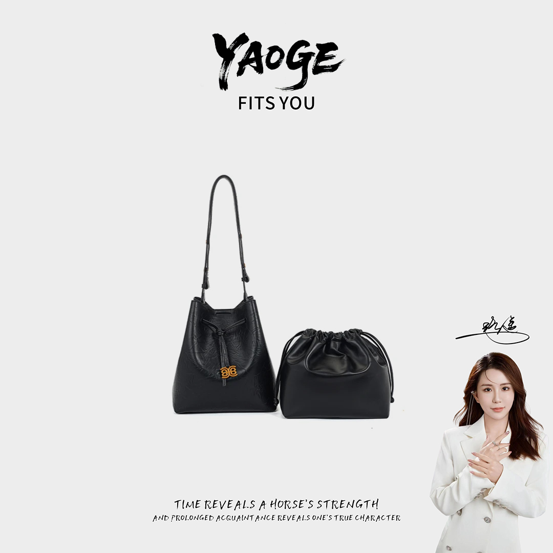 粉丝专享-包包经典时尚百搭女士小众LY686-黑色