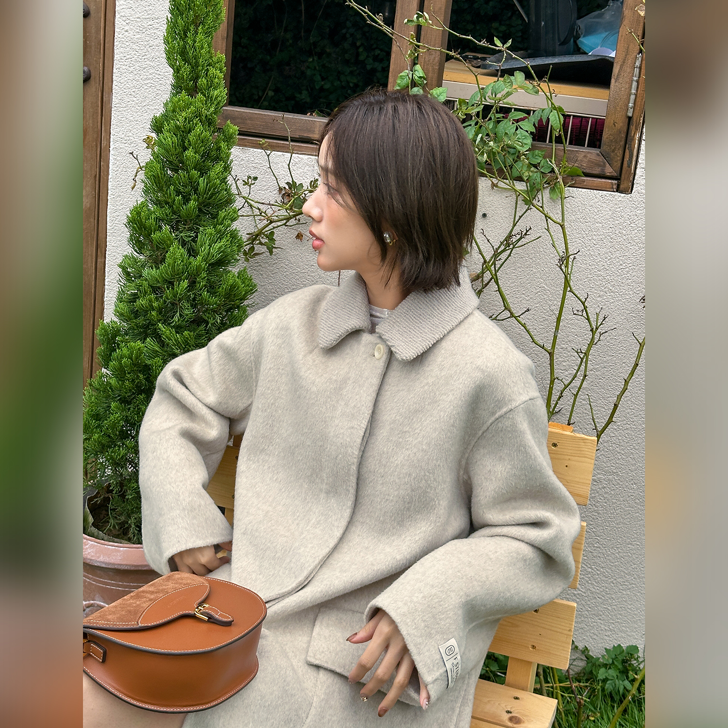 现货-【双十二92折】【首尔假日】FS508W022简约慵懒感大衣