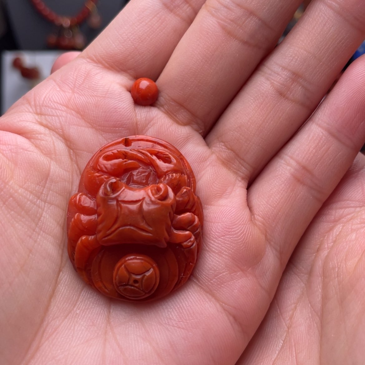 【闪购商品】南红玛瑙八方来财未镶嵌