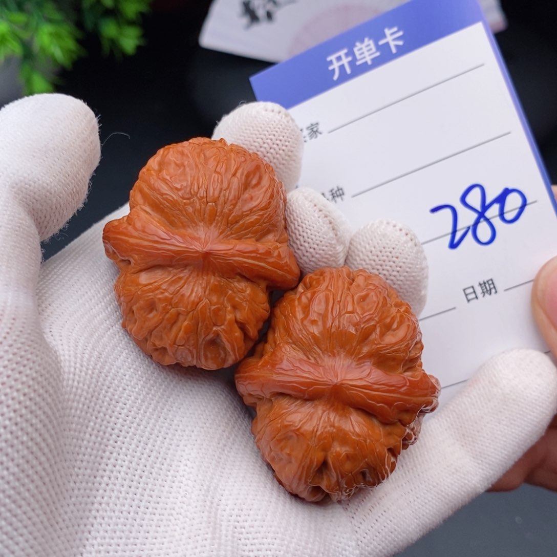 文玩核桃把件42元宝280
