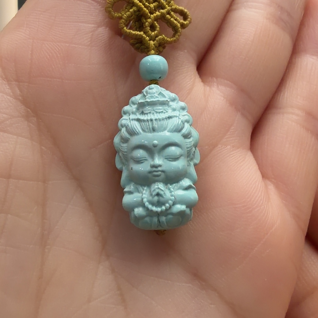 绿松石未镶嵌颈饰