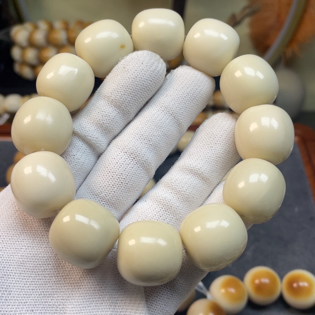 Z***.菩提根/象牙果手串106福利桶珠瑕疵