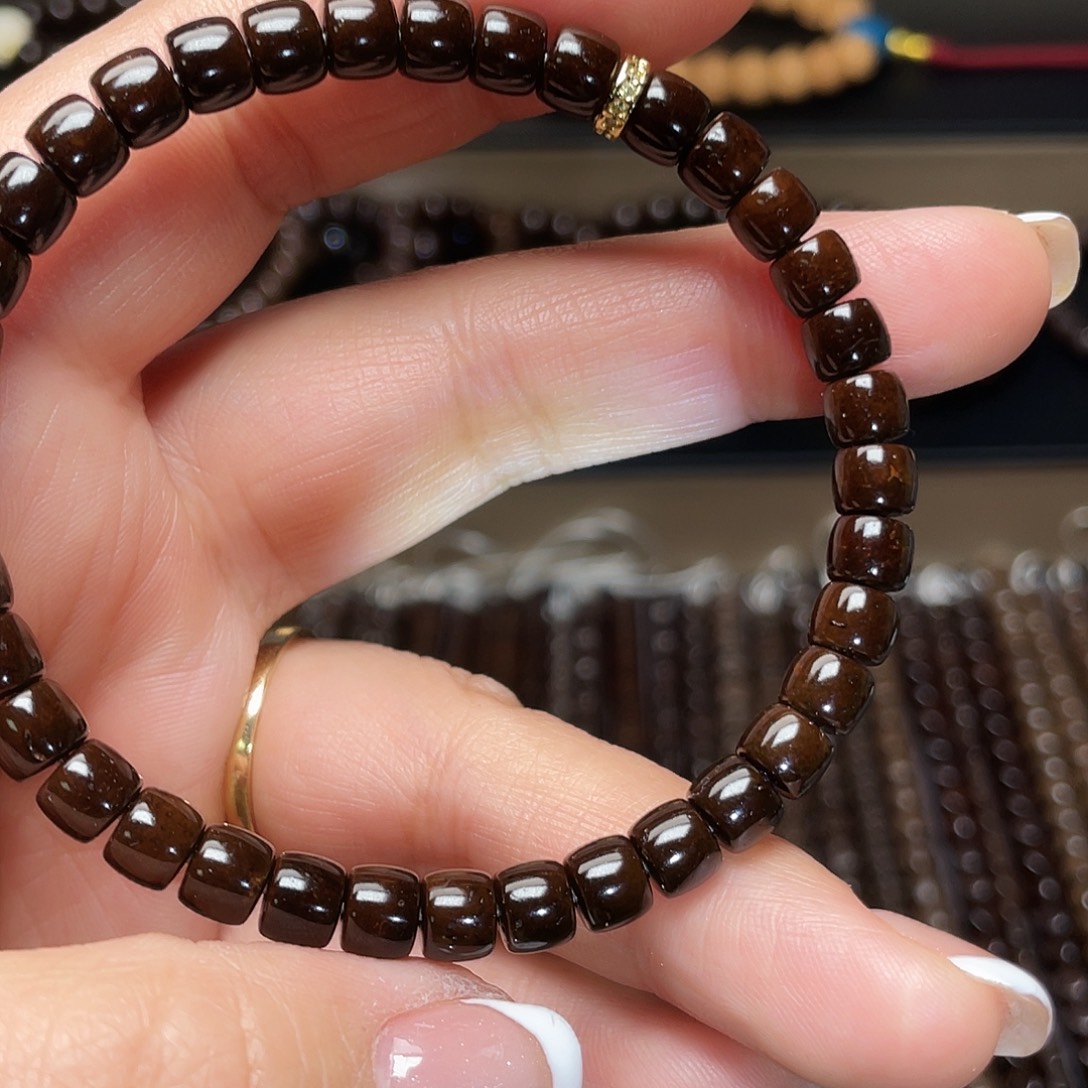 椰蒂手串原生态6-5孤品直切