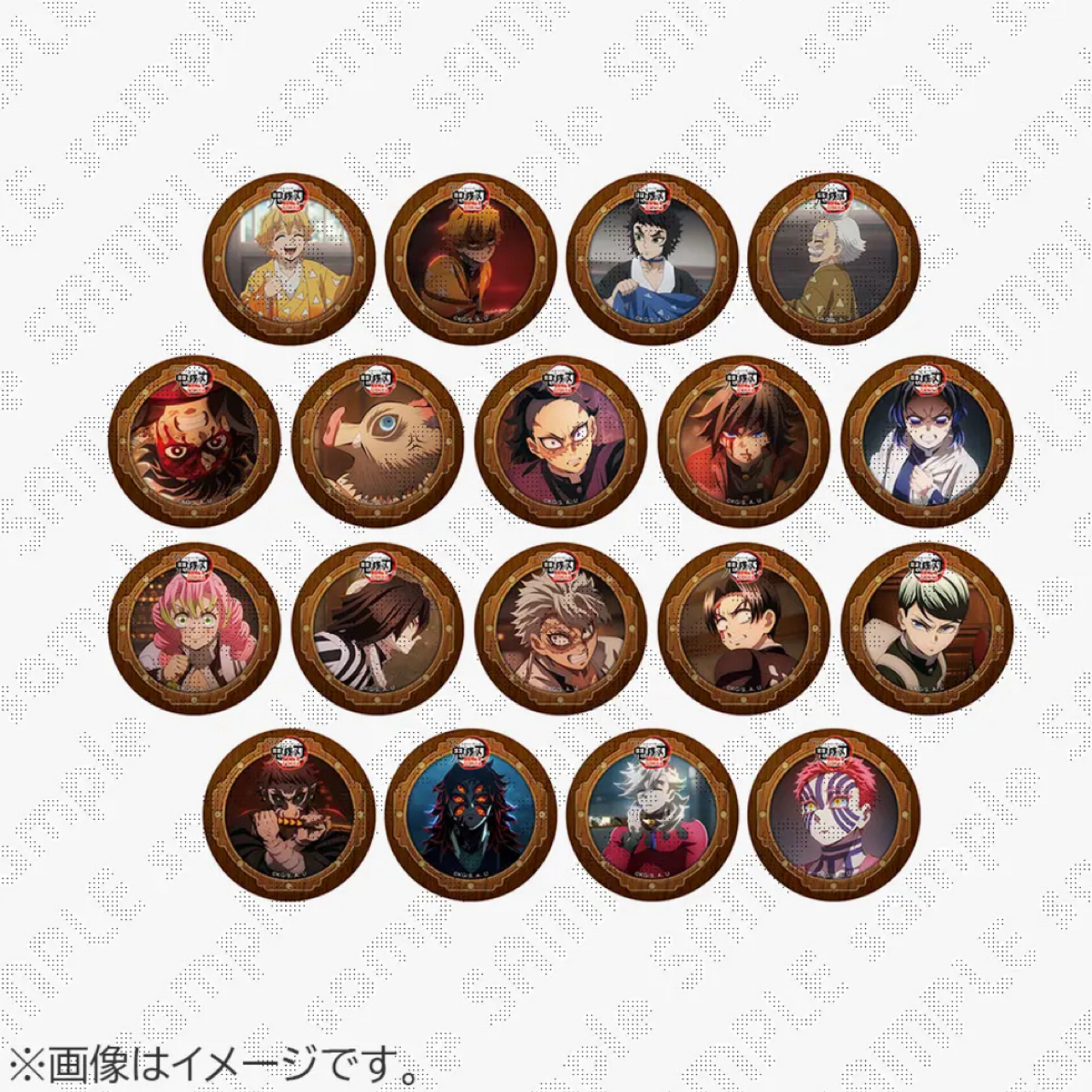 鬼灭之刃 无限城cafe吧唧三期盲抽/金签拍立得沪谷下单默认同意详