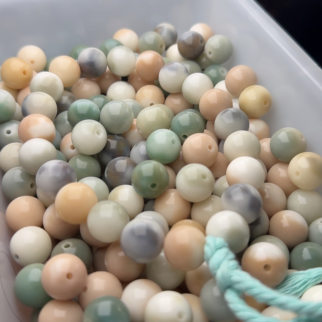 吊坠菩提根/象牙果50 颗薄荷花园 14 干磨圆