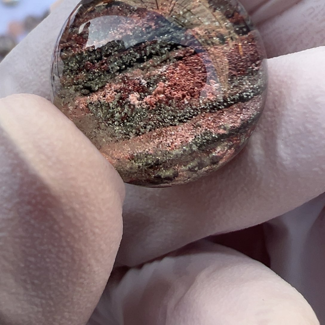 水晶彩幽灵单珠17mm定制不退换未镶嵌環****計