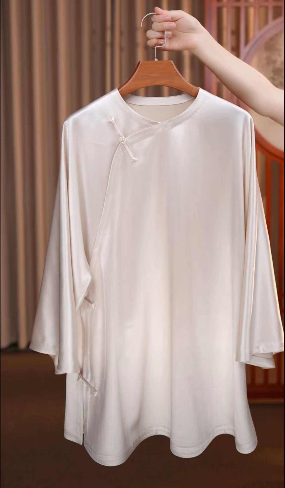 【20411】秋冬款中国风重手工三醋缎百搭姐姐服新中式上衣