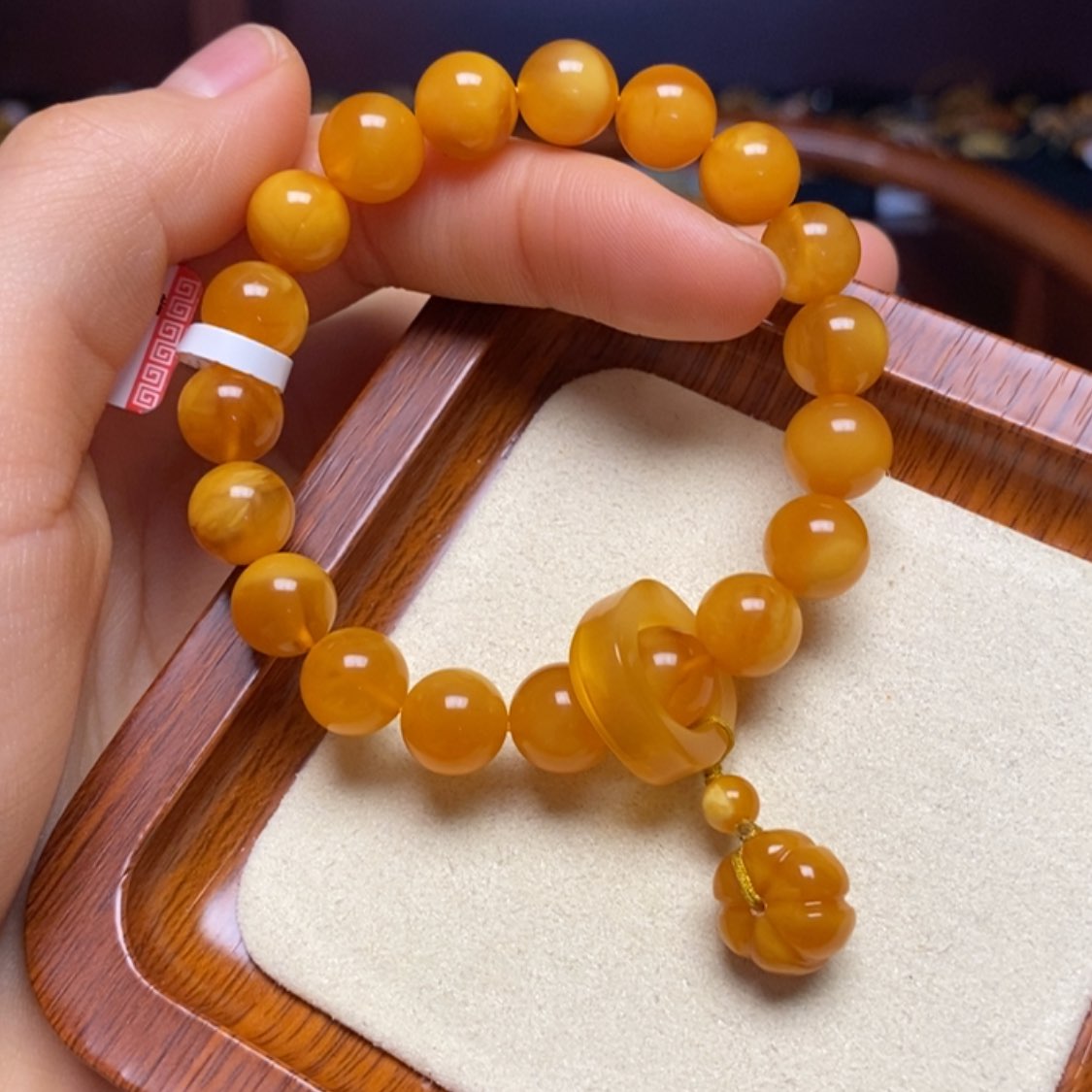 【闪购商品】蜜蜡手链未镶嵌手串