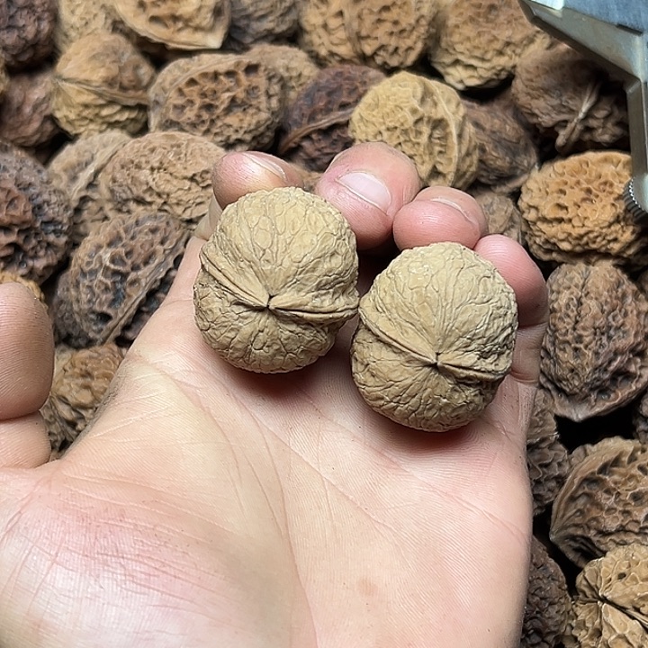 文玩核桃把件39号蛇皮纹圆球36尺