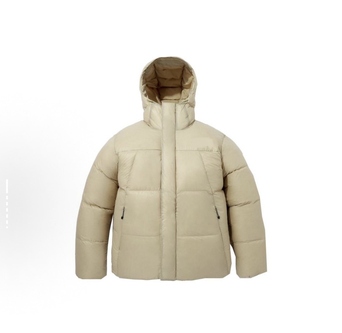 【丽所能吉】巅峰系列 纯色连帽拉链长袖羽绒1206