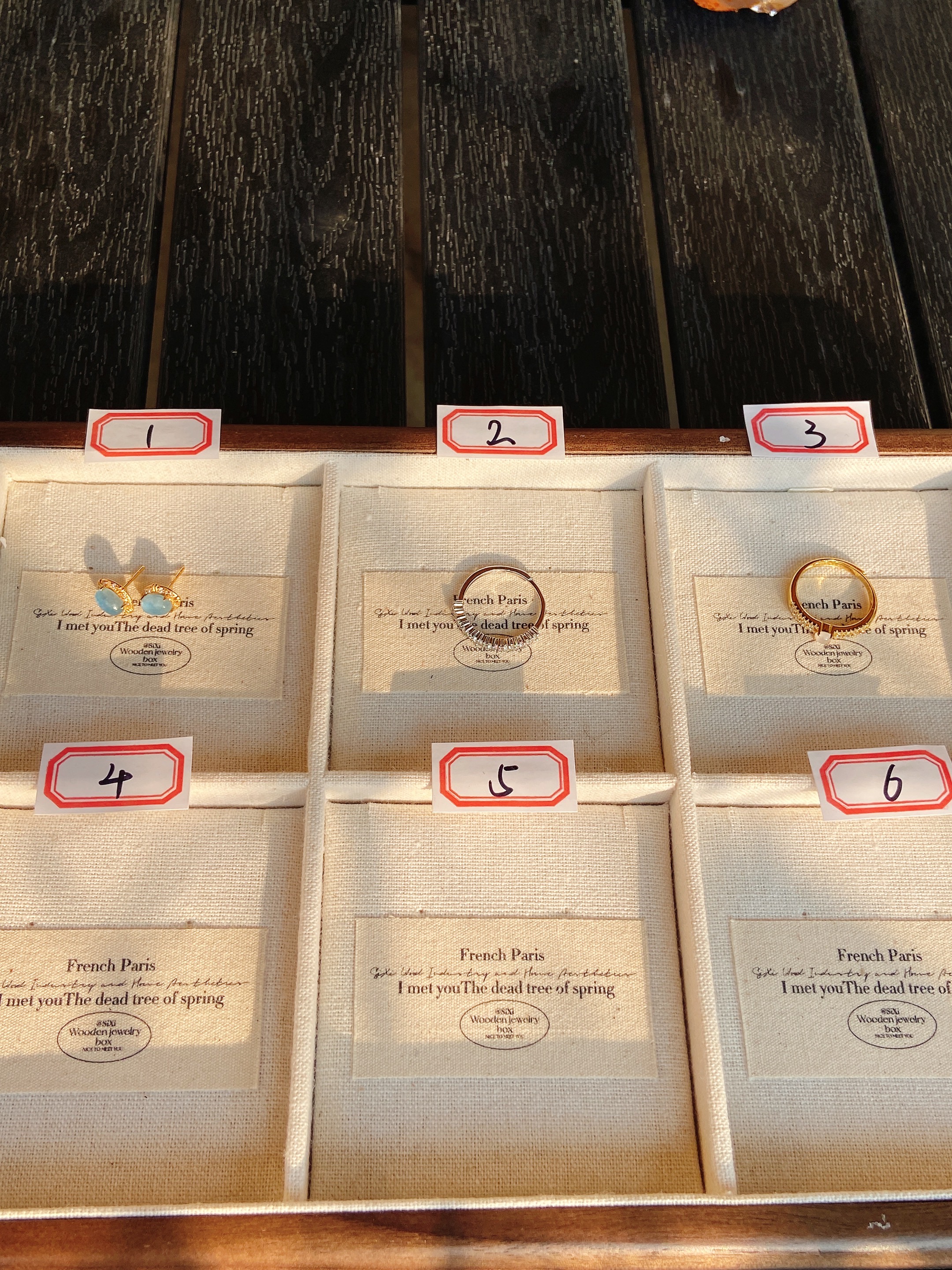 E13海蓝宝彩宝首饰盘按号数拍下发一