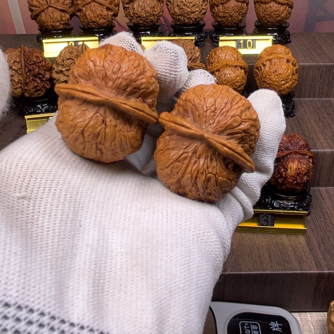 把件文玩核桃和尚头元宝40尺