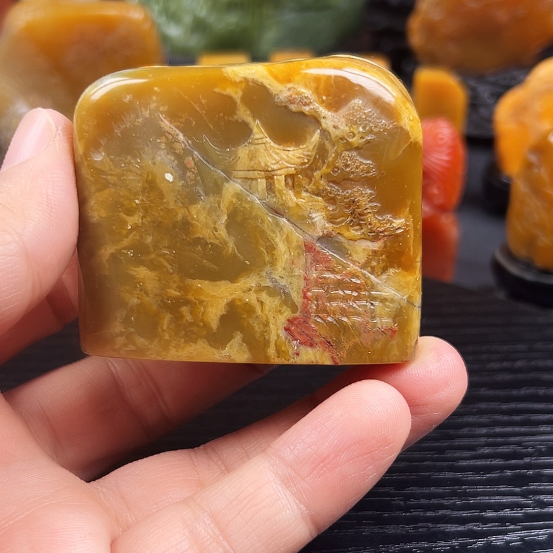 寿山石大山晶印章