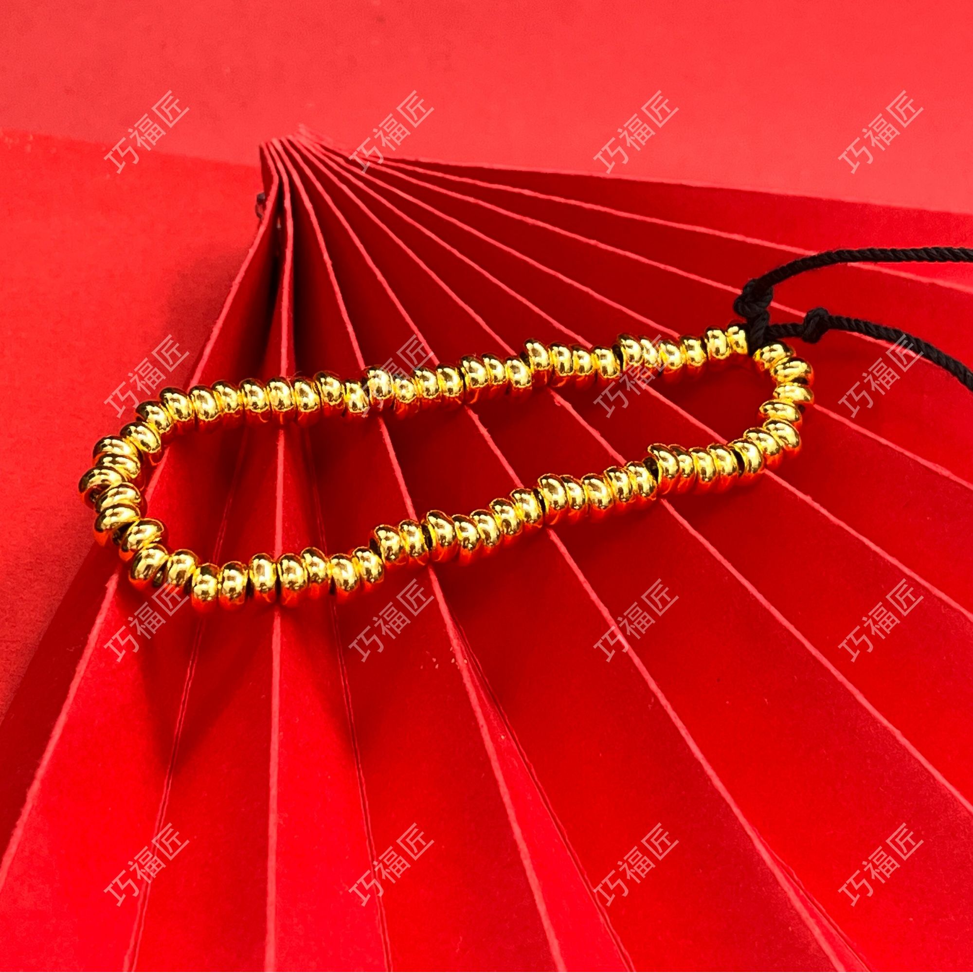 足银手链 珍珠盘缠 盘缠精致百搭编织复古时尚