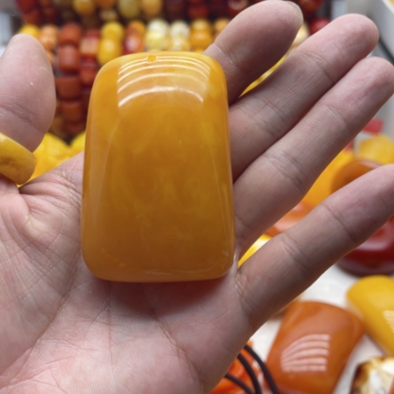 【闪购商品】蜜蜡项链未镶嵌蜜蜡无事牌