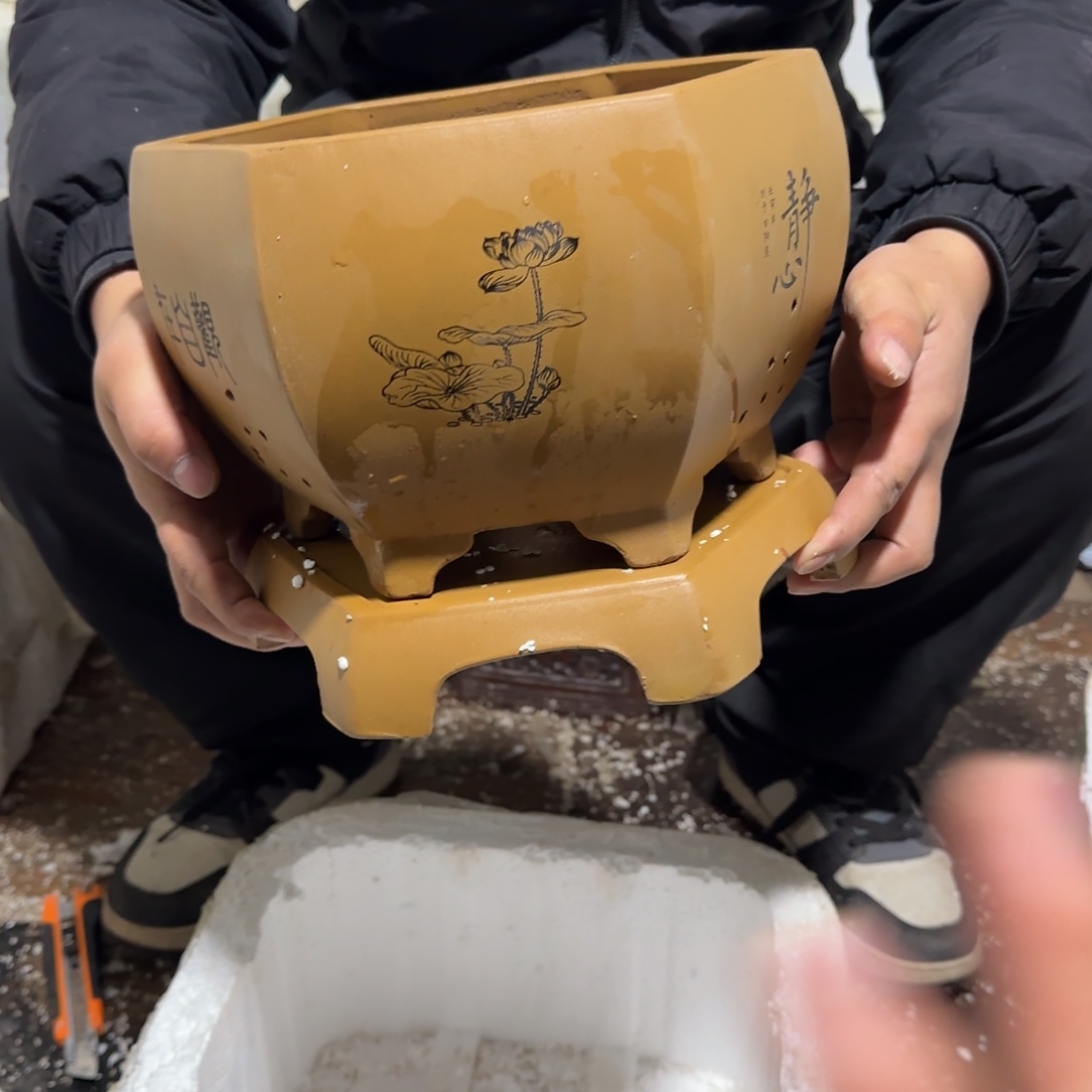 花盆紫砂口径25.20口径