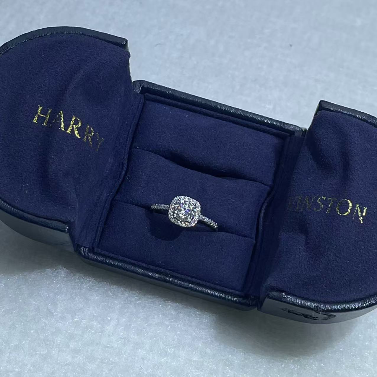  新粉专享  【天花板】微镶方包戒指1.CT【L】