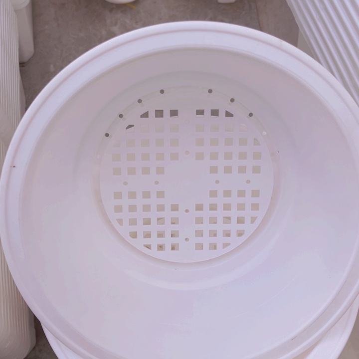 树脂白韩盆22高10一组10