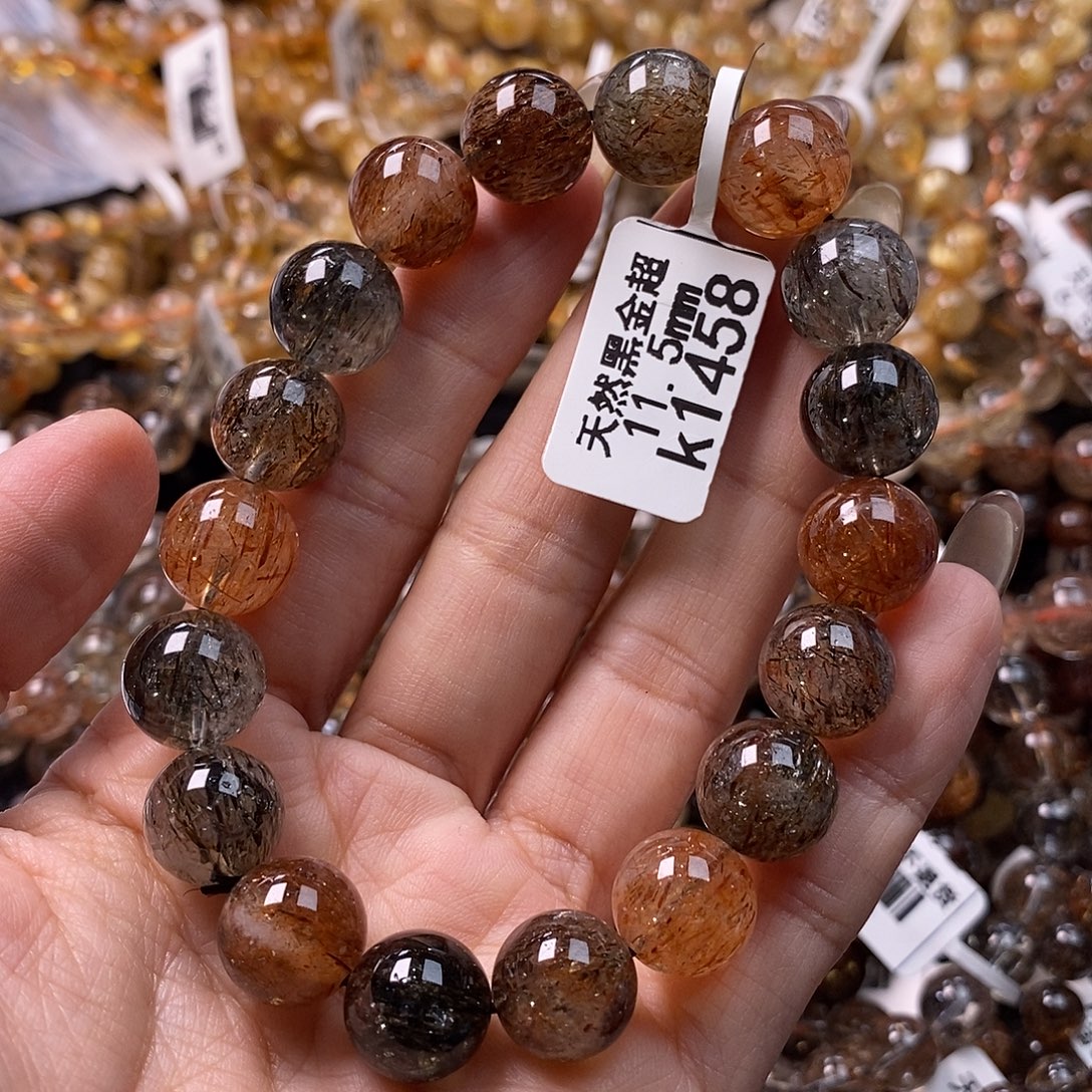 未镶嵌水晶手链水