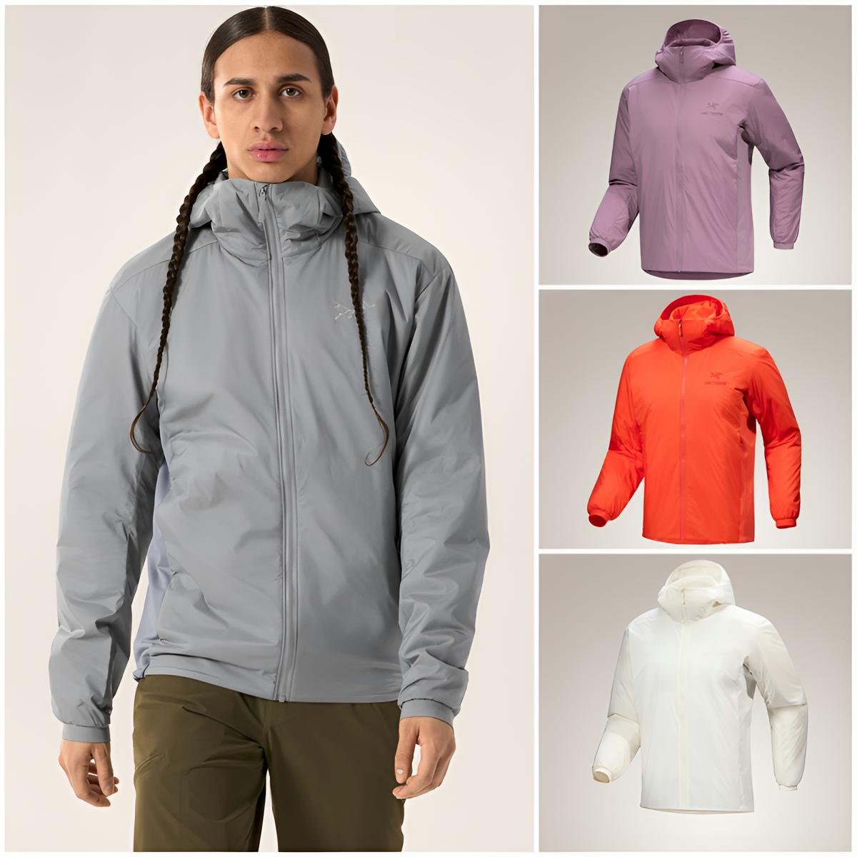 【清仓特惠】ATOM HOODY24款男户外保暖防风棉服中间层连帽衣外套