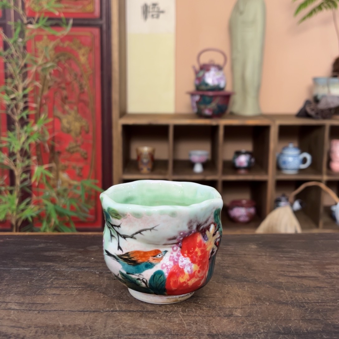杯景德镇纯手工手绘陶瓷