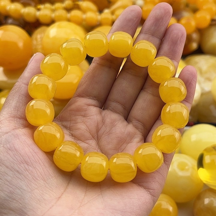 琥珀裸石未镶嵌琥珀蜜蜡