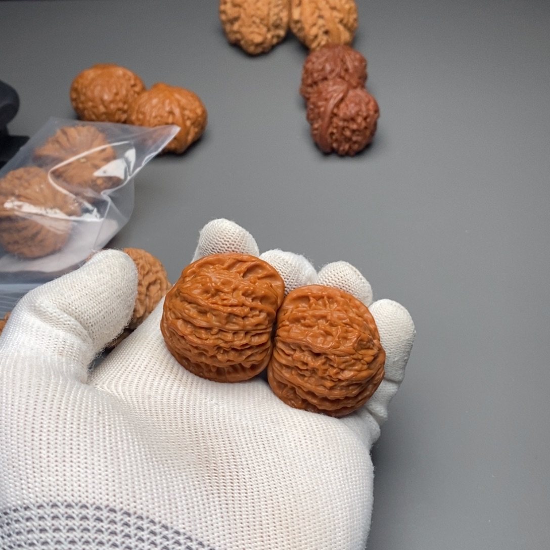 ****️把件文玩核桃40全品磨盘