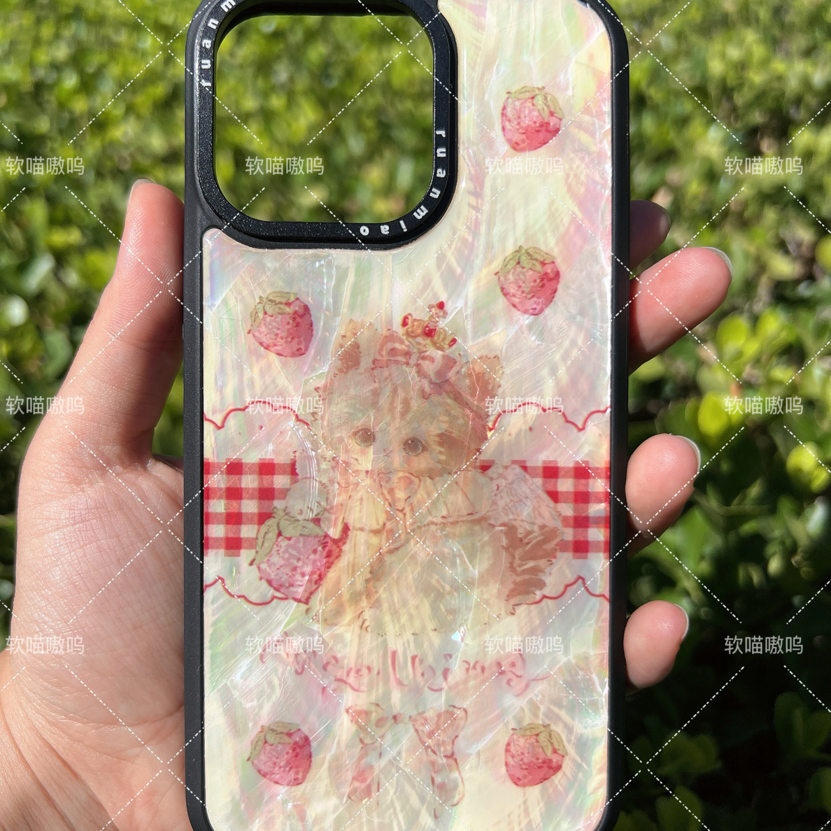 天然贝母壳手机壳适用苹果系列手机壳