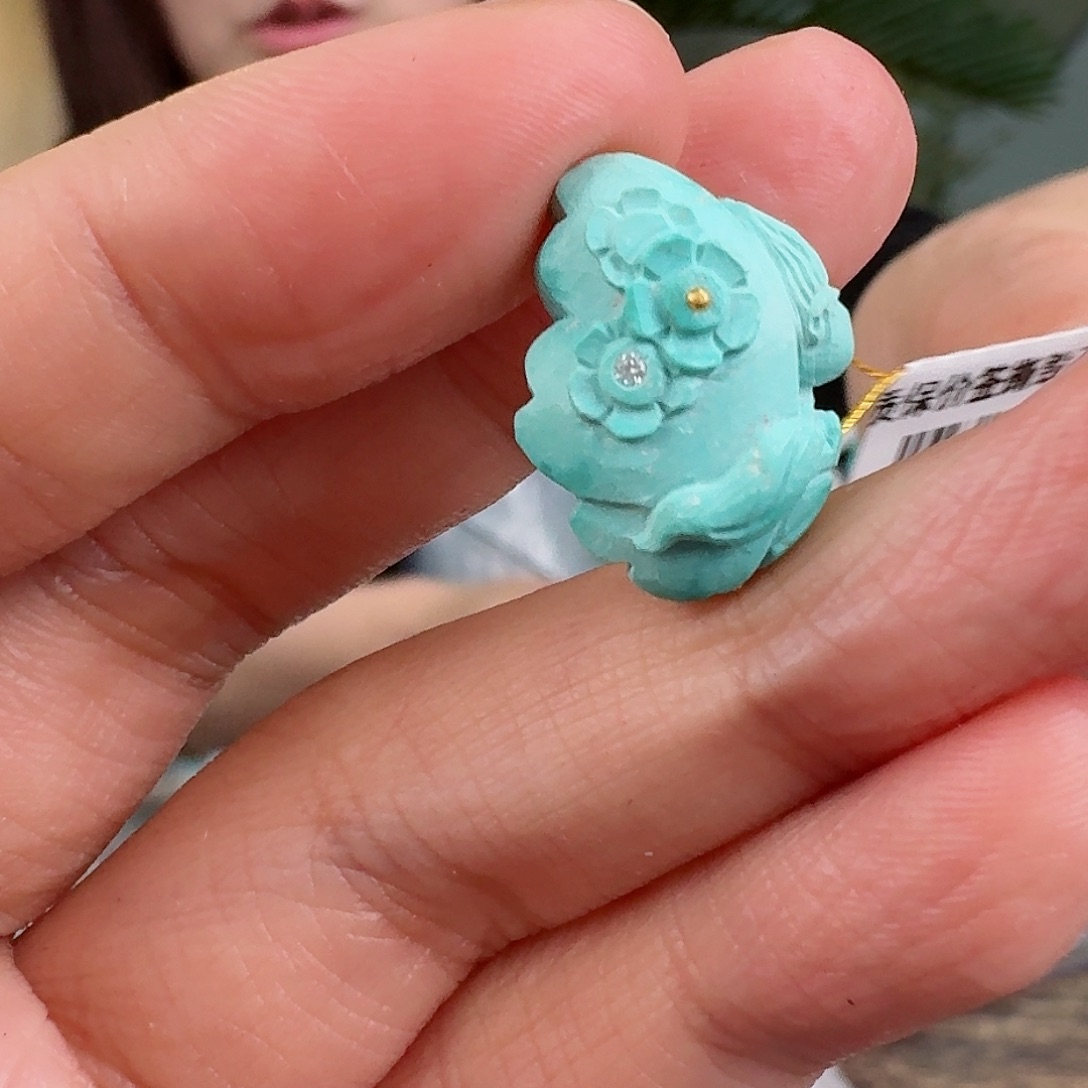 绿松石珠宝奇石未镶嵌