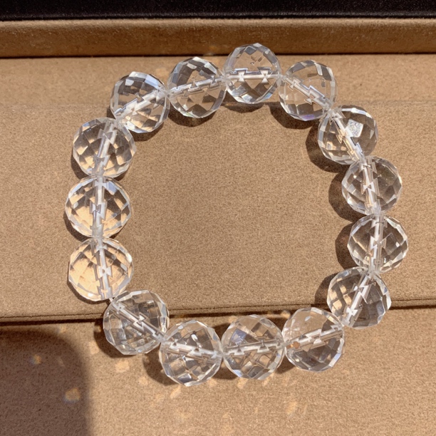 650  卡14切割面白水手串