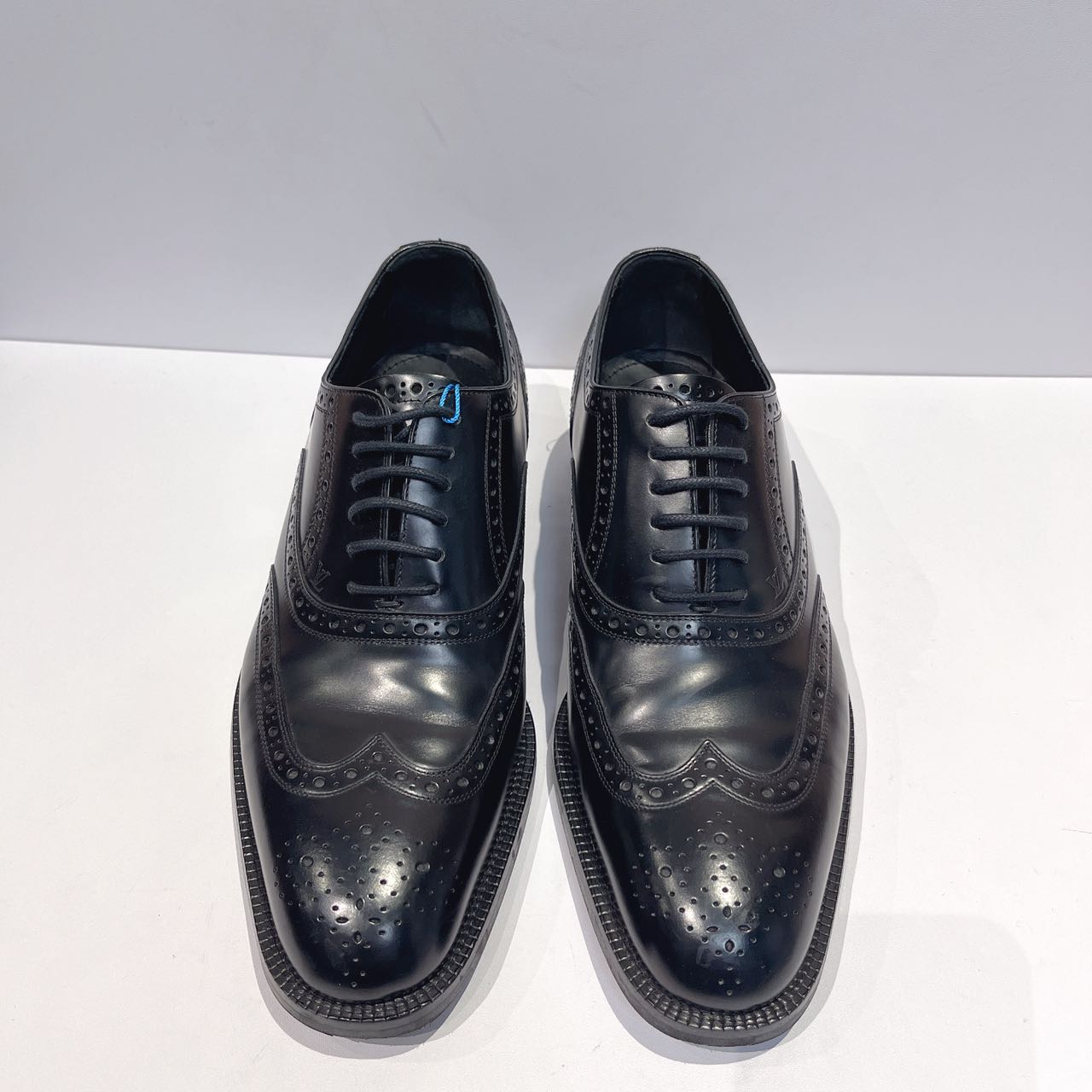 99新 LouisVuitton/路易威登  减震耐磨 正装皮鞋 黑色 41码