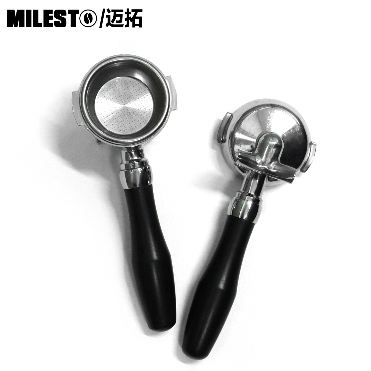 MIlesto/迈拓浓缩商用创意半自动咖啡机EM40专用无底手柄