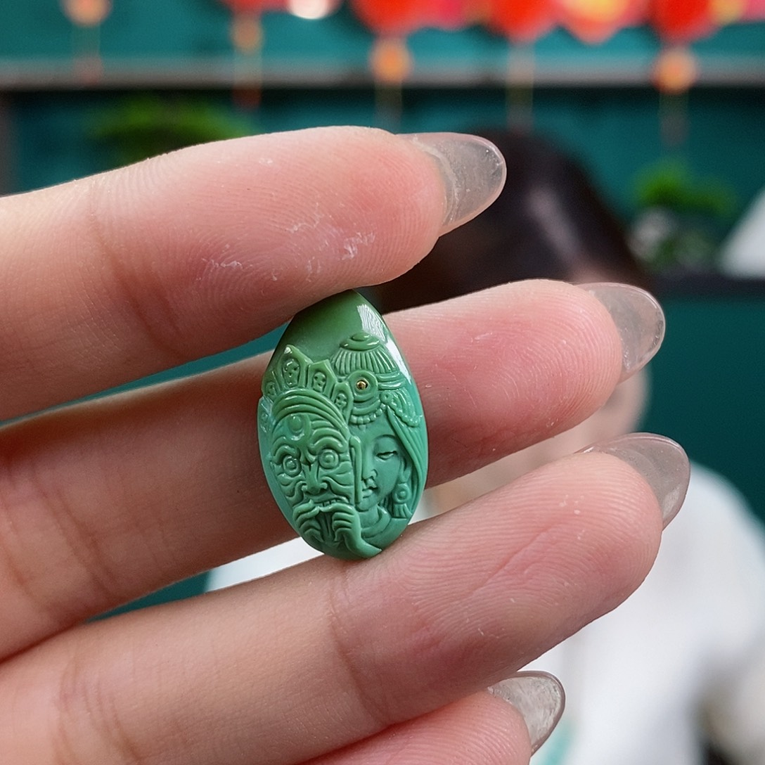 绿松石珠宝奇石未镶嵌