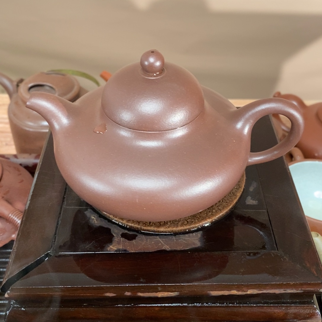 紫砂茶壶高端280cc深井紫泥华殷