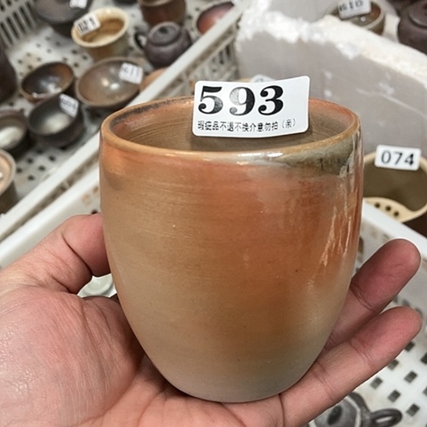 柴烧宝瓶杯子大放漏