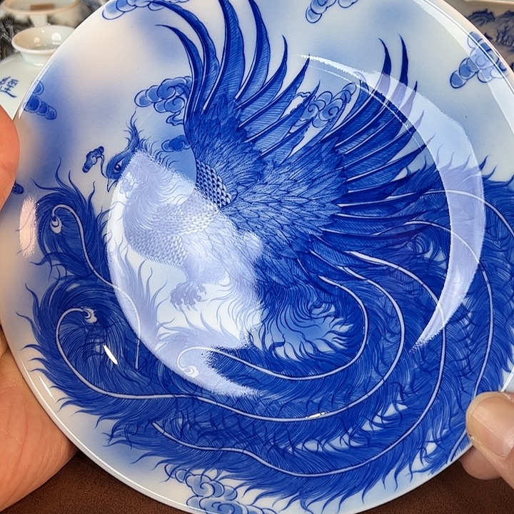 神****瓷片景德镇全手工手绘陶瓷