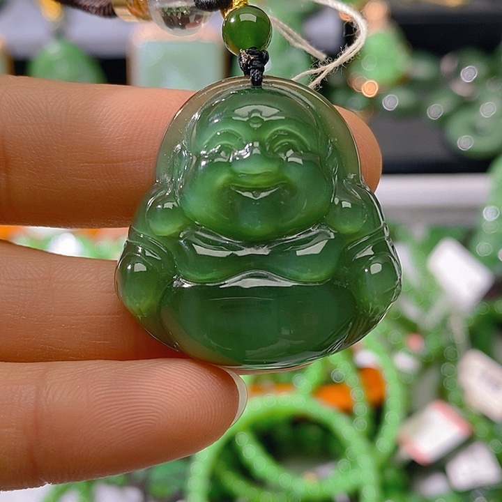 和田玉（碧玉）未镶嵌颈饰