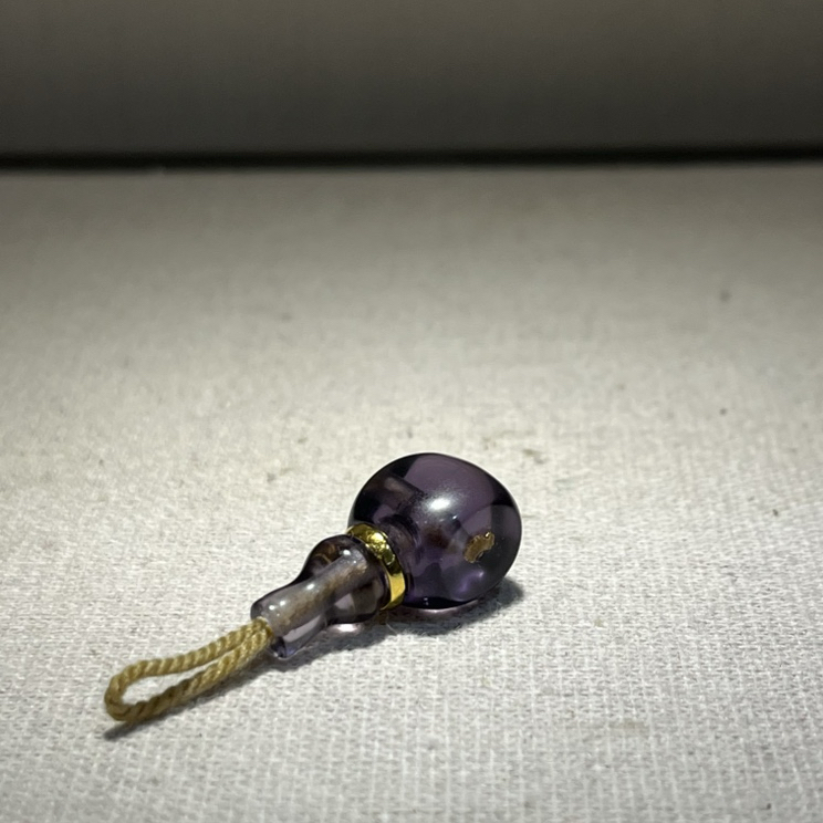 E3491紫色琉璃腰带分体三通11mm左右