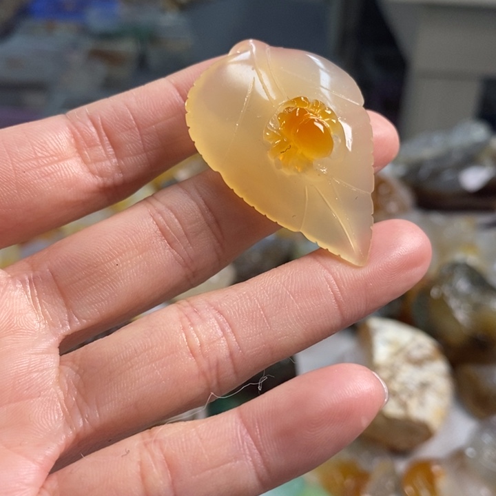 玛瑙/玉髓吊坠(不含链)未镶嵌