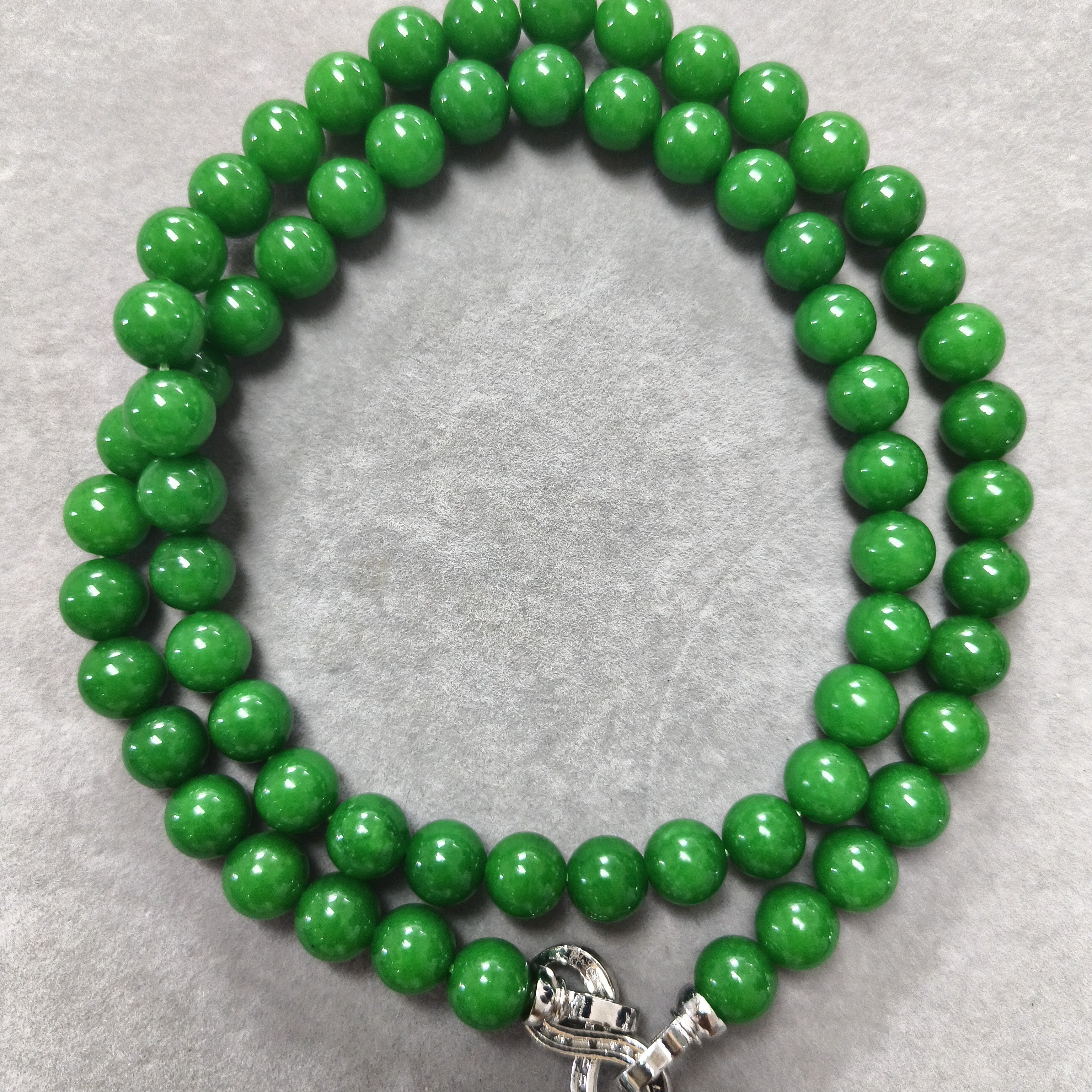 1302号8mm绿色项链