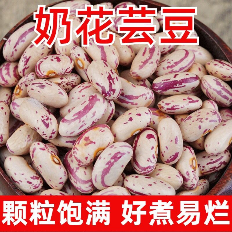 贵州雀蛋豆奶花豆芸豆营养丰富可煮粥的五谷杂粮豆豆米贵州特产