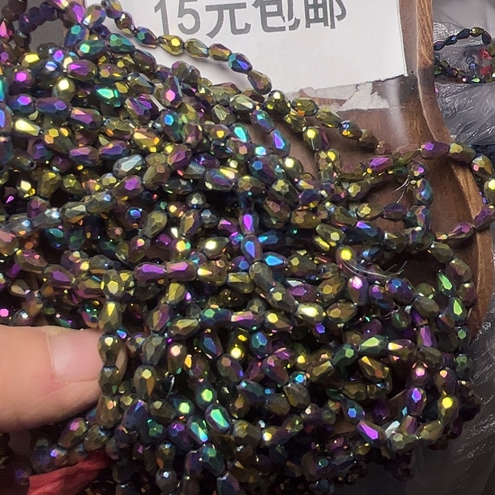 非金属五彩色水滴晶晶10