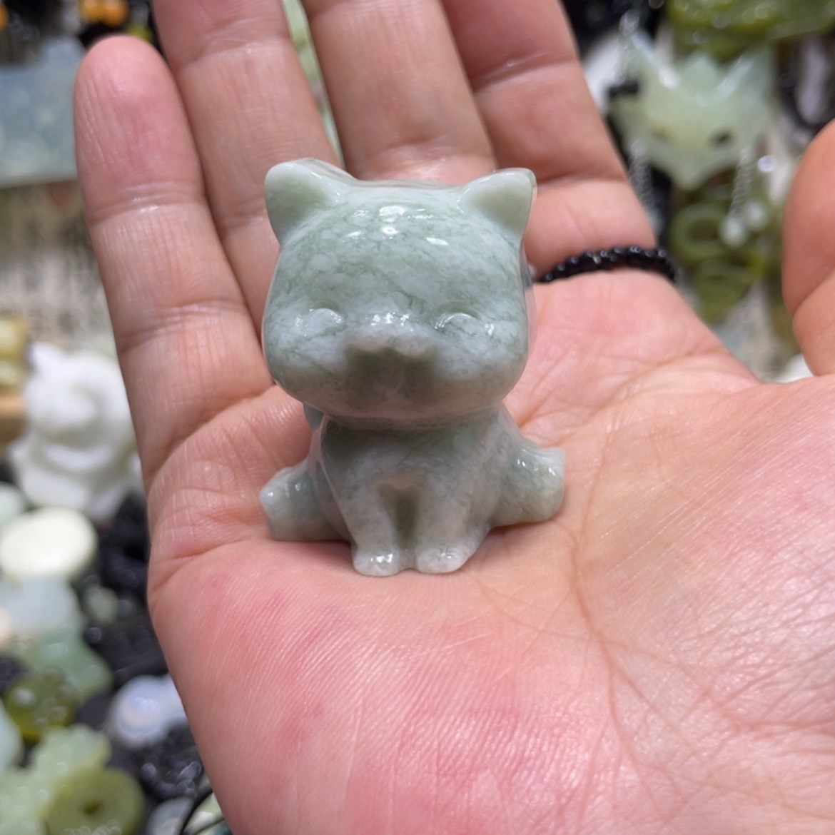 【闪购商品】岫玉颈饰未镶嵌39手把