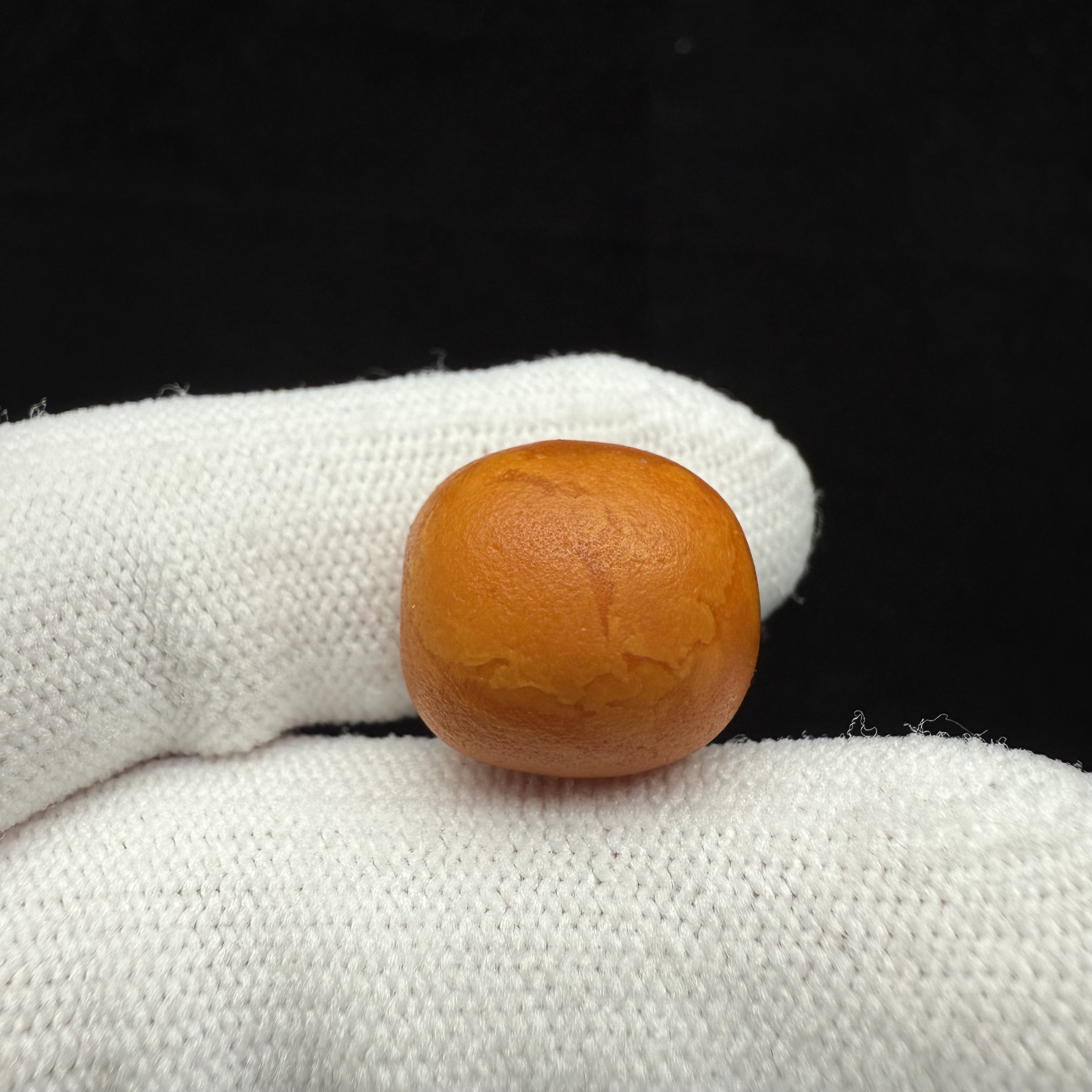 A2477天然原矿俄料蜜蜡老蜡枣珠15*16mm支持复检