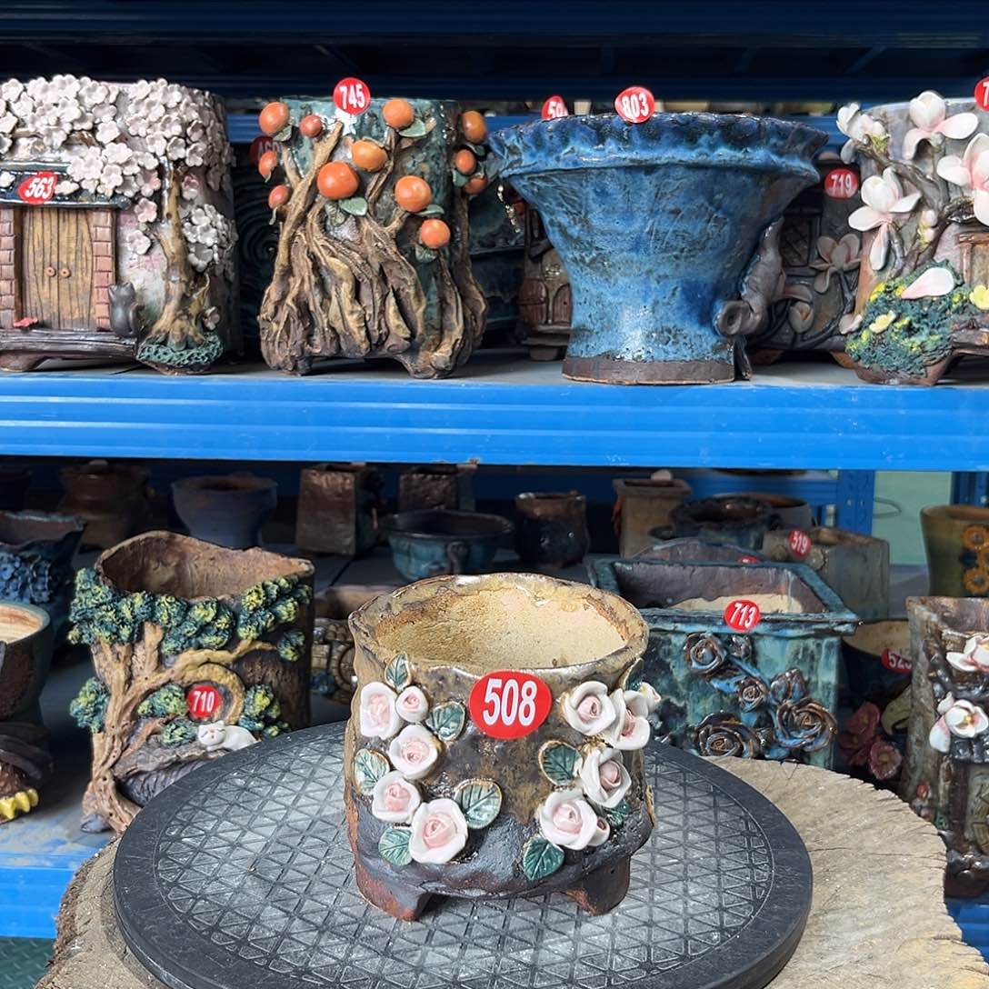 福利508 号陶然花器手工花盆