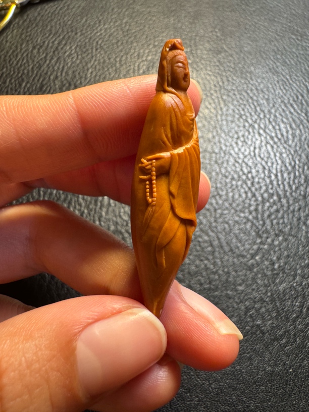 橄榄核手工单子作品