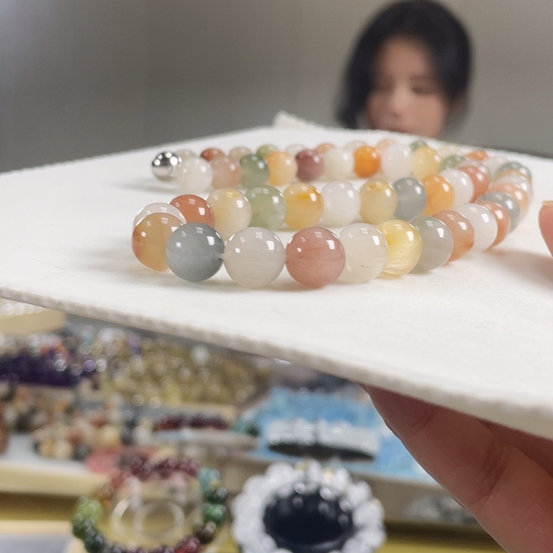 美***瑜颈饰未镶嵌水晶兔毛